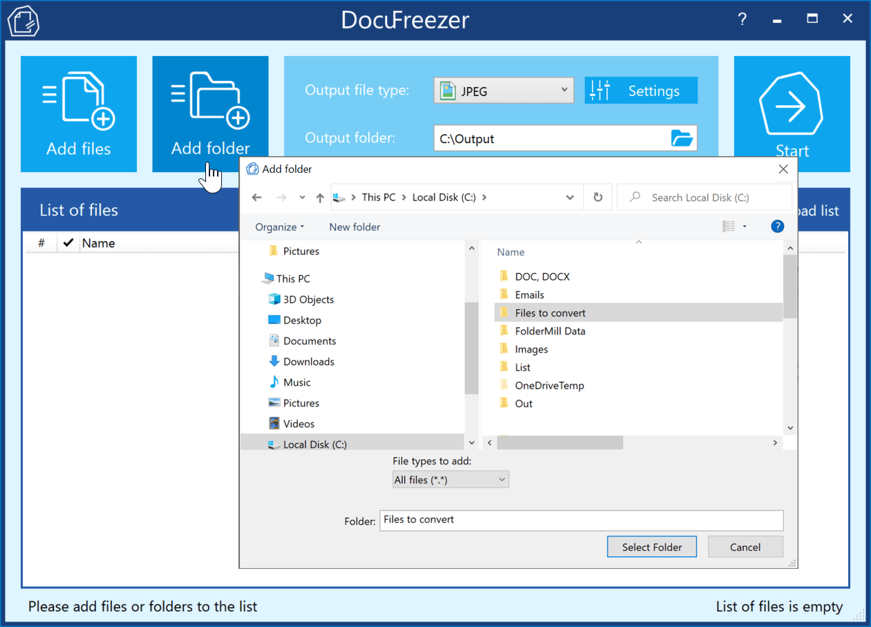 download the last version for windows DocuFreezer 5.0.2308.16170