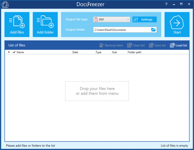instal DocuFreezer 5.0.2308.16170