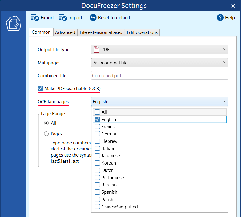 How to convert DWG and DXF to searchable PDF