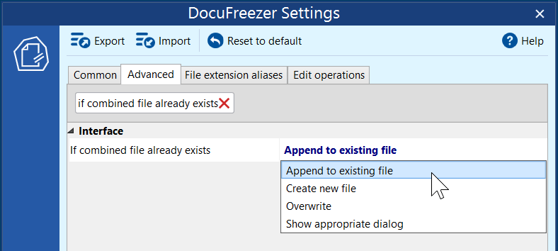 How to append new files as pages to the same document